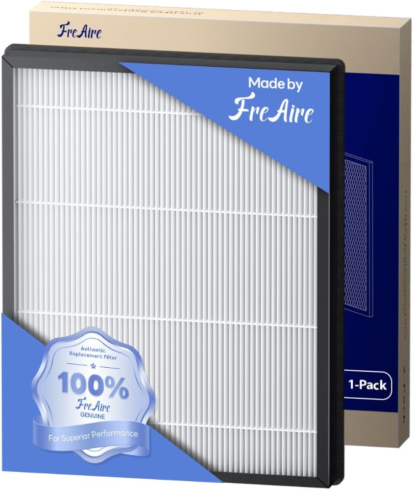 FreAire Genuine FreAire HAP607 Air Purifier Replacement Filter, 3-in-1 H13 True High-Efficiency Activated Carbon Filter, Original Filter 1-pack, White, Official, HAP607