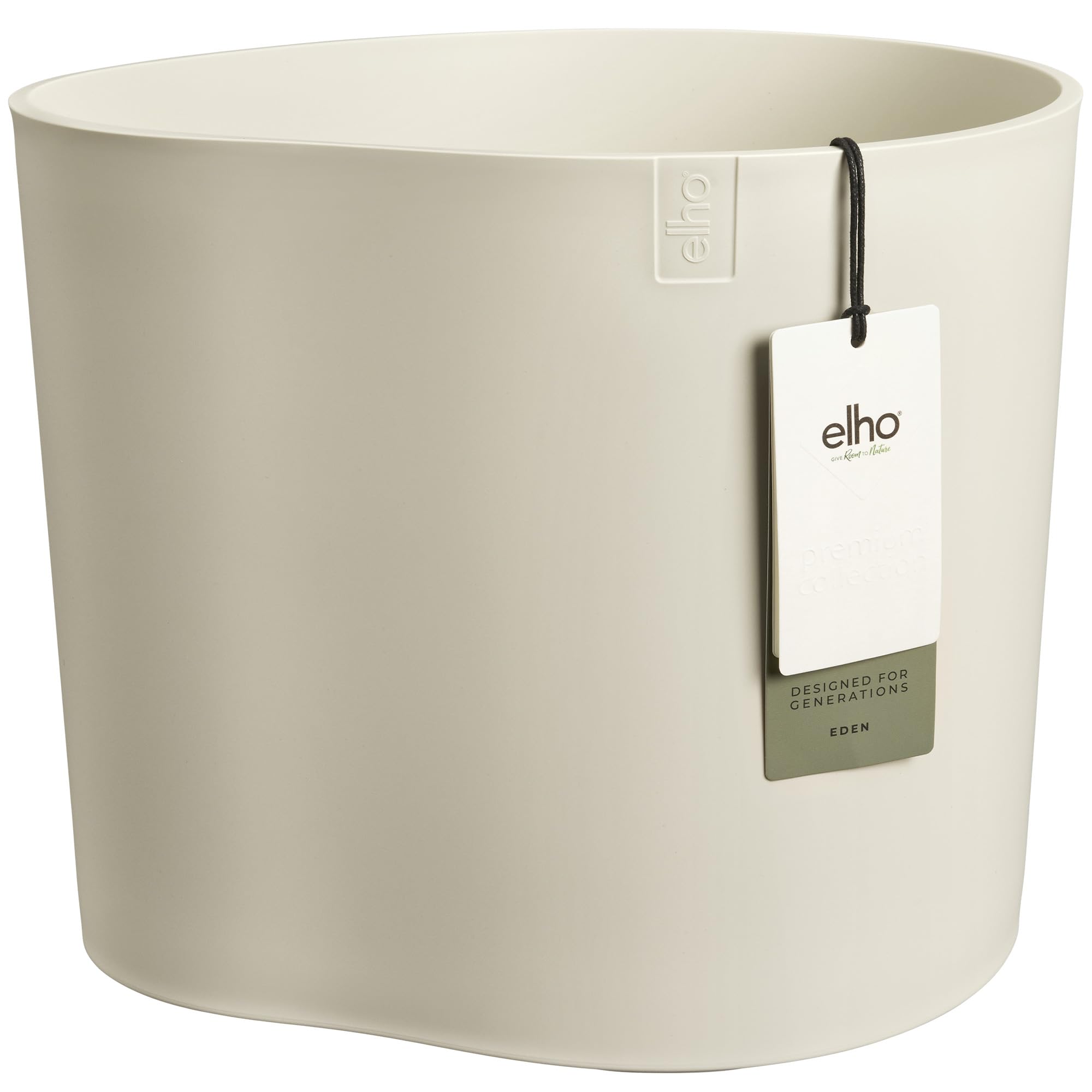 elho Eden 35cm Flower Pot - Linen White