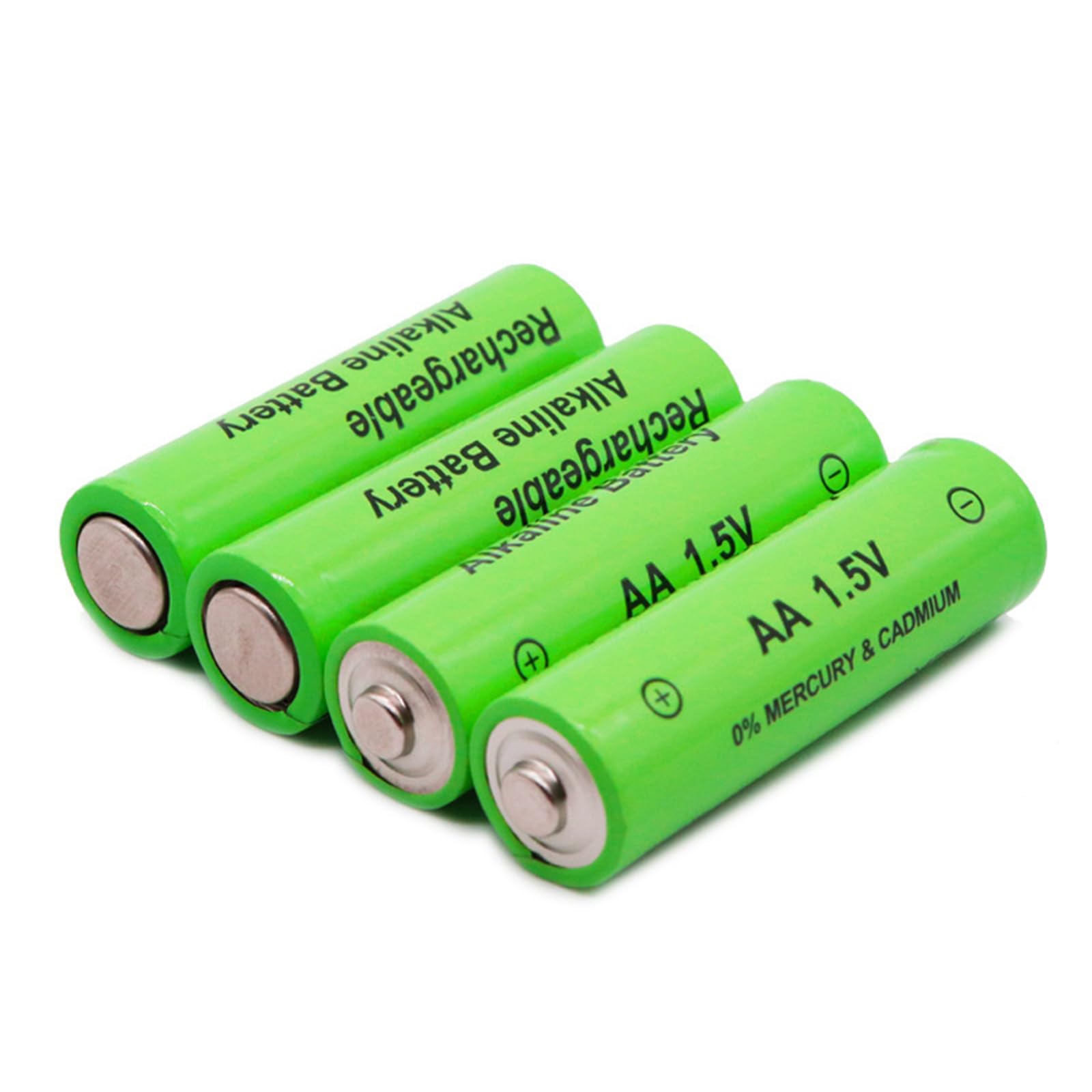 Maxtonser Color A 4Pc Rechargeable 1.5V Alkaline Batteries Rechargeable Aa Batteries Long Lasts Power Solution For Electronics Gadget