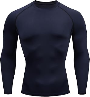 [EAXGO] 【コンプレッション機能 x 快適性能充実】コンプレッションウェア メンズ | 【驚吸汗速乾】アンダーシャツ 加圧シャツ コンプレッションインナー 長袖 強圧 伸縮性 着心地 通気性 野球 消臭 スポーツインナー スポーツシャツ