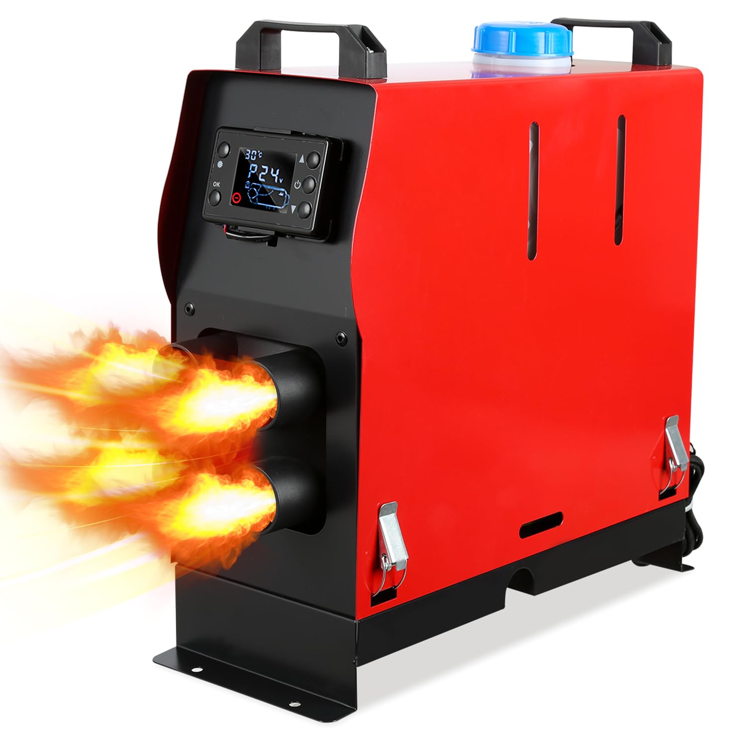 Randaco 12V Riscaldatore Diesel autonomo, riscaldatore d'Aria Diesel monoblocco da 8KW, riscaldatore d'Aria Diesel con silenziatore, riscaldatore d'Aria Diesel