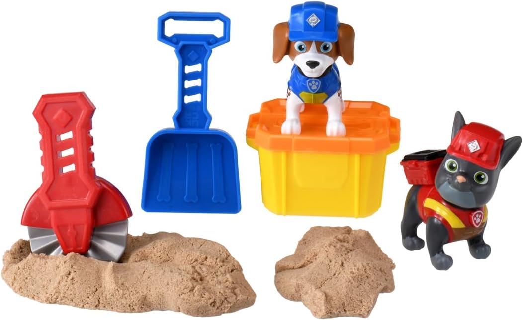 Takara Tommy - Rumble & Crew Wheeler & Charger Building Figure Set with Sand