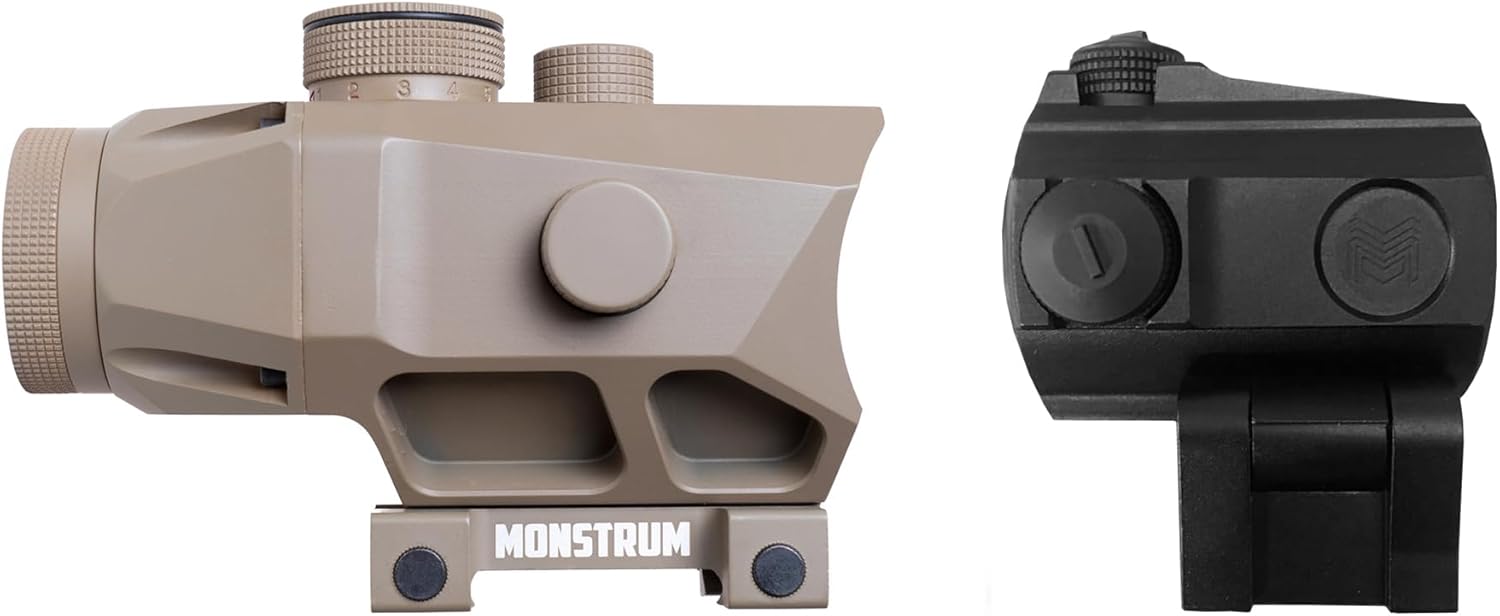 Monstrum Raven Series 3X FDE Prism Scope Monstrum 2X