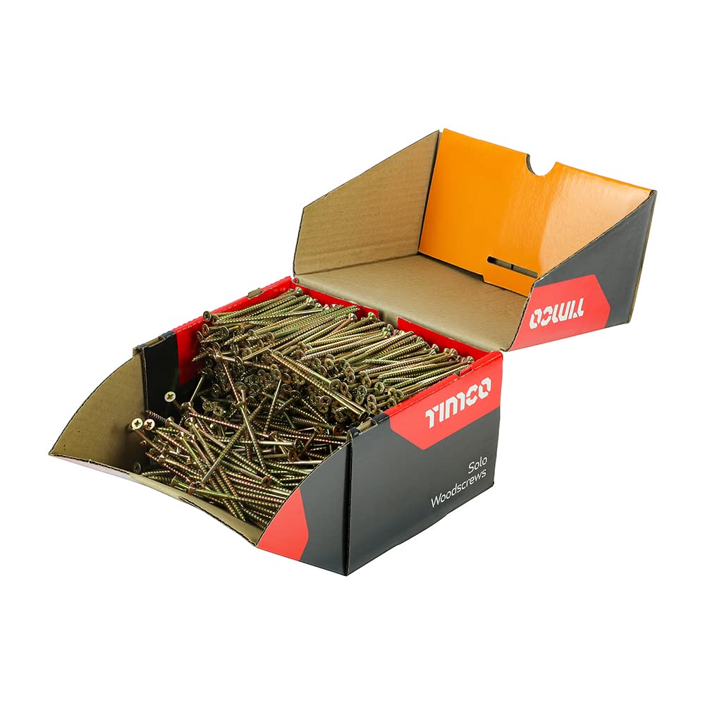 Timco - Solo Woodscrew Industry Pack (Size 5.0 X 100-1000 Pieces)