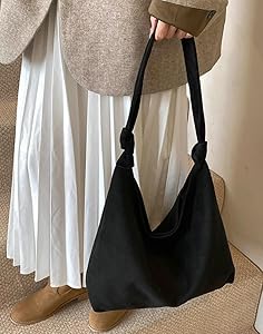 Amazon.com: Suede Slouchy Tote Bag for Women Trendy Knot