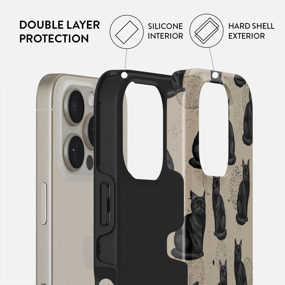 Amazon.co.jp: BURGA ユニセックス 携帯電話ケース iPhone 16 Pro用