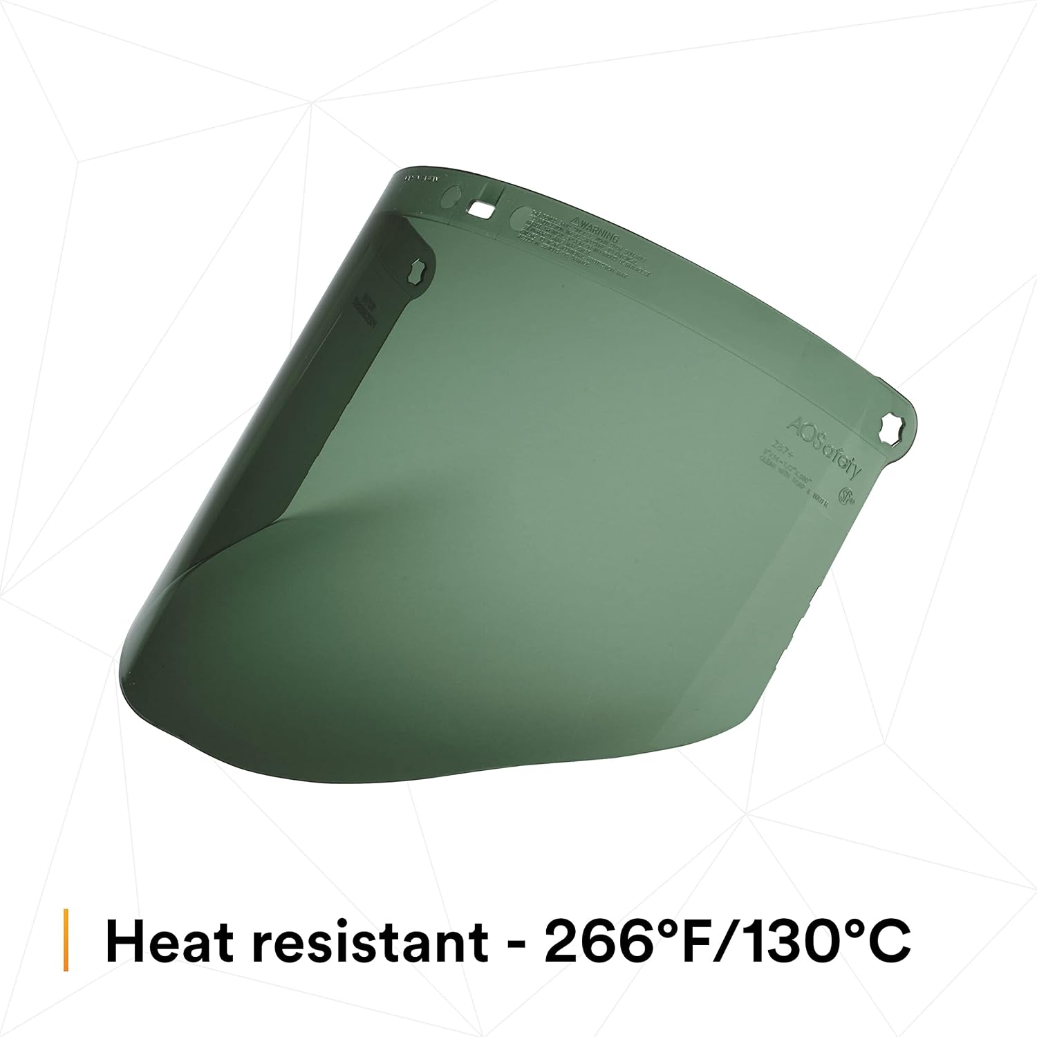 3M Polycarbonate Faceshield WP96C, Dark Green, 82702-00000, Pack of 1