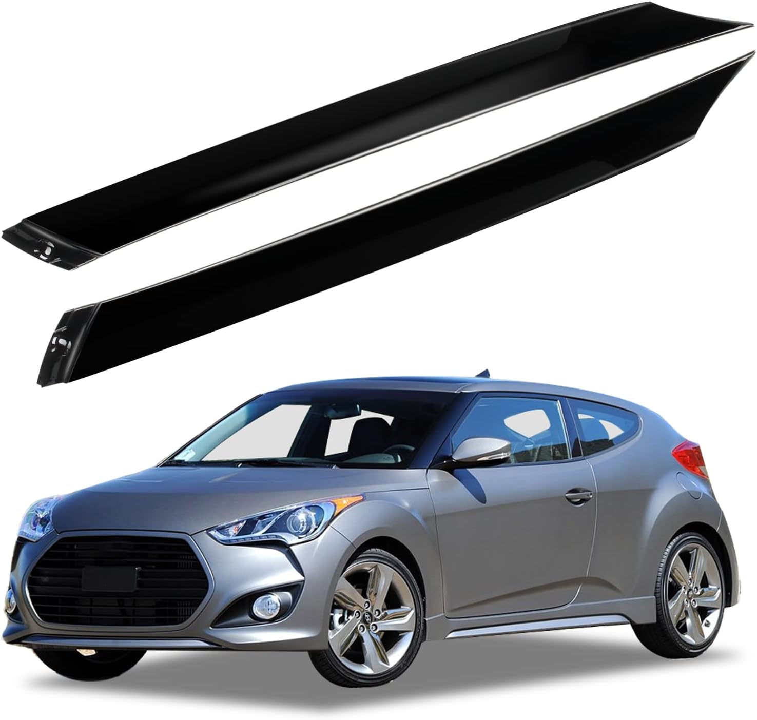 LELEHOKA Windshield APillar Trim Molding Front Driver and