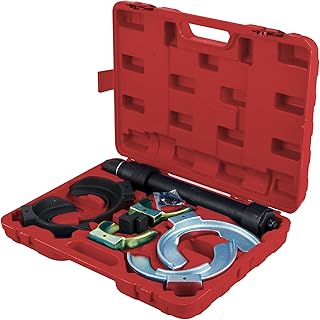 VEVOR 2 Ton Strut Compressor 2000kg, 3 Pairs Jaws Different Size Fork Spring Compressor Kit, Strut Coil Spring Compressor Dumper Extractor Yolk Protector, Heavy-Duty Steel Spring Compressor Tool