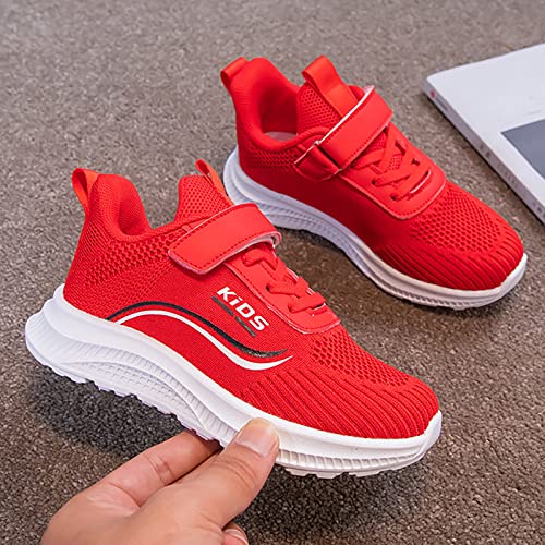 Kids Running Shoes Lightweight Breathable Adjustable Strap Elastic Soft Sole Anti Slip Fashion Athletic Shoes4
