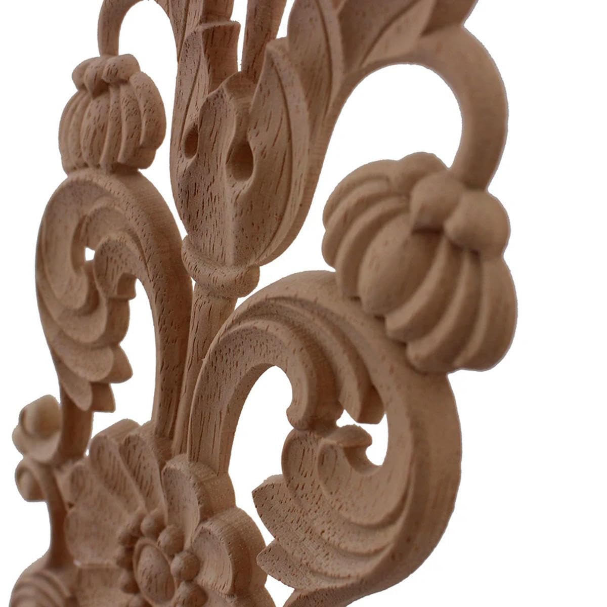 Naklejka do rzeźbienia w drewnie kwiat rzeźba drewniane aplikacje do mebli szafki drewniane listwy kalkomania dekoracyjna figurka aplikacja 50 cm x 20 cm
