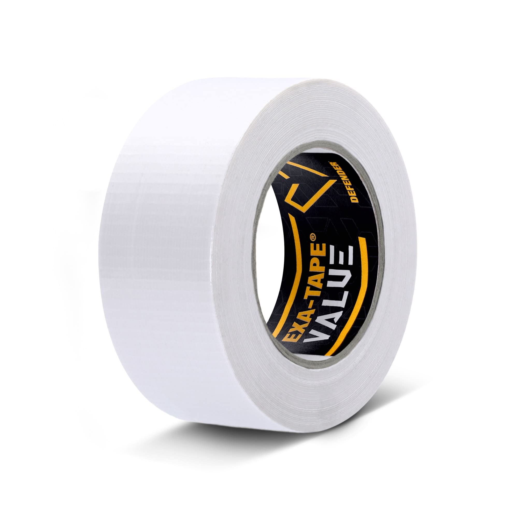 Defender EXA-TAPE-VALUE W 50 - Fabric Adhesive Tape, White, Glossy, 50 mm x 50 m