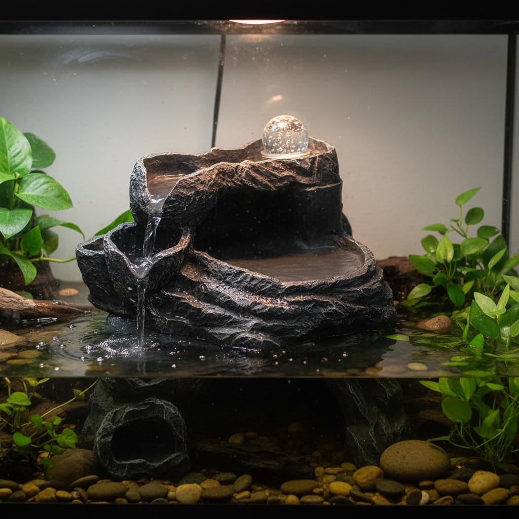 Plateforme Repos Pierre Aquatique, Style to 1 | Composite - verre - plastique - caoutchouc - fibre végétale - pompe à eau - feng shui - résine - Habitat - Pour bassin