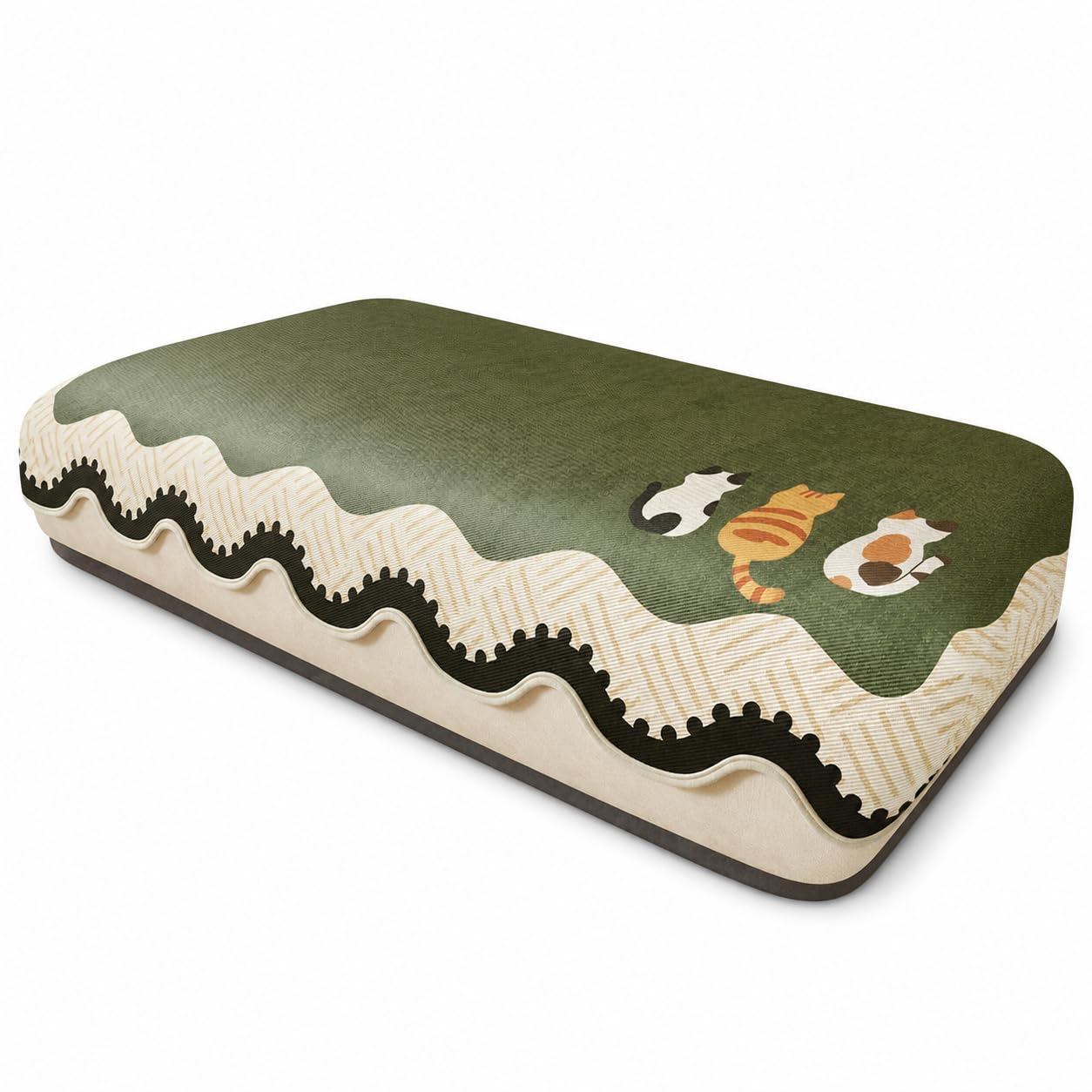 Coussin Canapé Rafraîchissant Lavable, 90x120cm | Fibre soie rafraîchissante - bords liés - lavable en machine - sécurité A - pour animaux