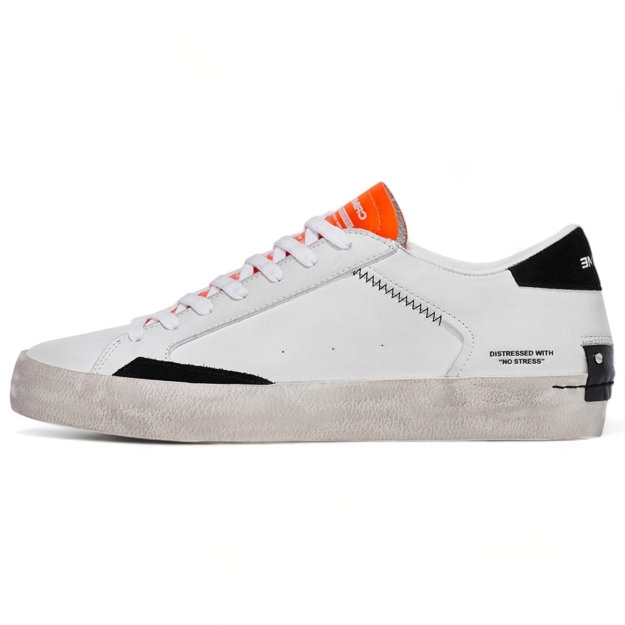 Crime Distressed 16007PP5.10 Bianco Arancio Nero
