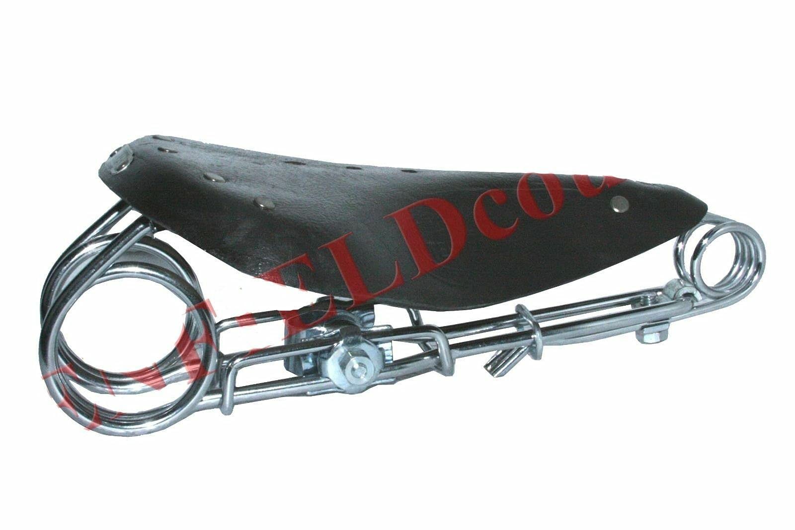 Selle De Vélo Vintage Hercules Années 60 - Roadster à Ressorts - Rouge - Occasion