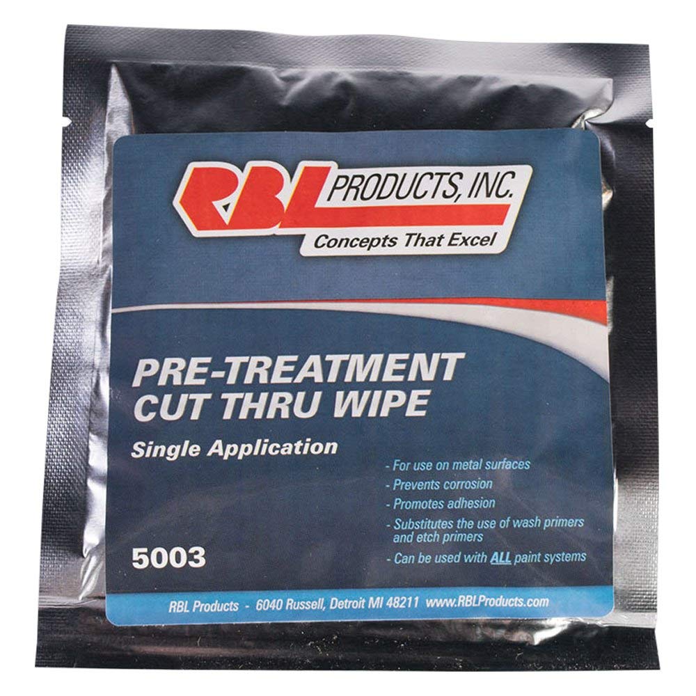 RBL Products RBL-5003 12 x 13 in. Pre-Treatment Cut Thru Wipe- 1 Pouch