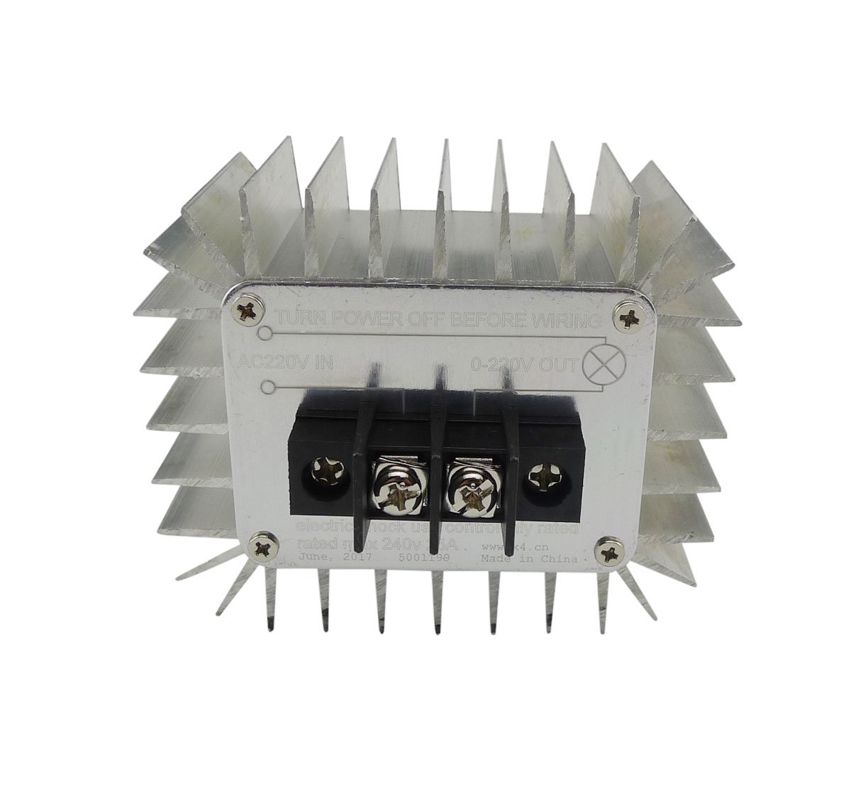 Regolatore Velocità Motore Scr JIVIMOCO Ac220V 4000W Scr Regolatore Di Tensione Elettronico Controllo Velocità Ventilatore