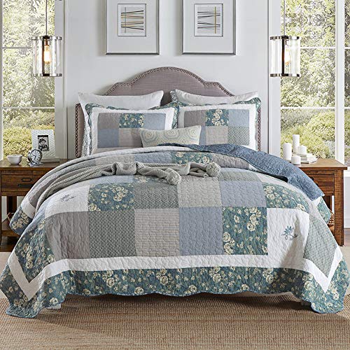 Colcha Cama 150, Colchas Bouti Edredon Reversible, Algodo Acolchado Ma