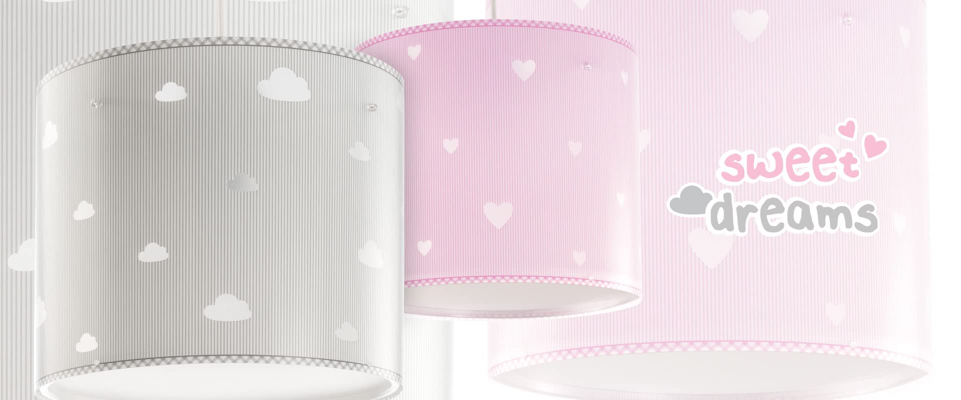 Dalber Lámpara Mesita Infantil Sweet Dreams Corazones Rosa