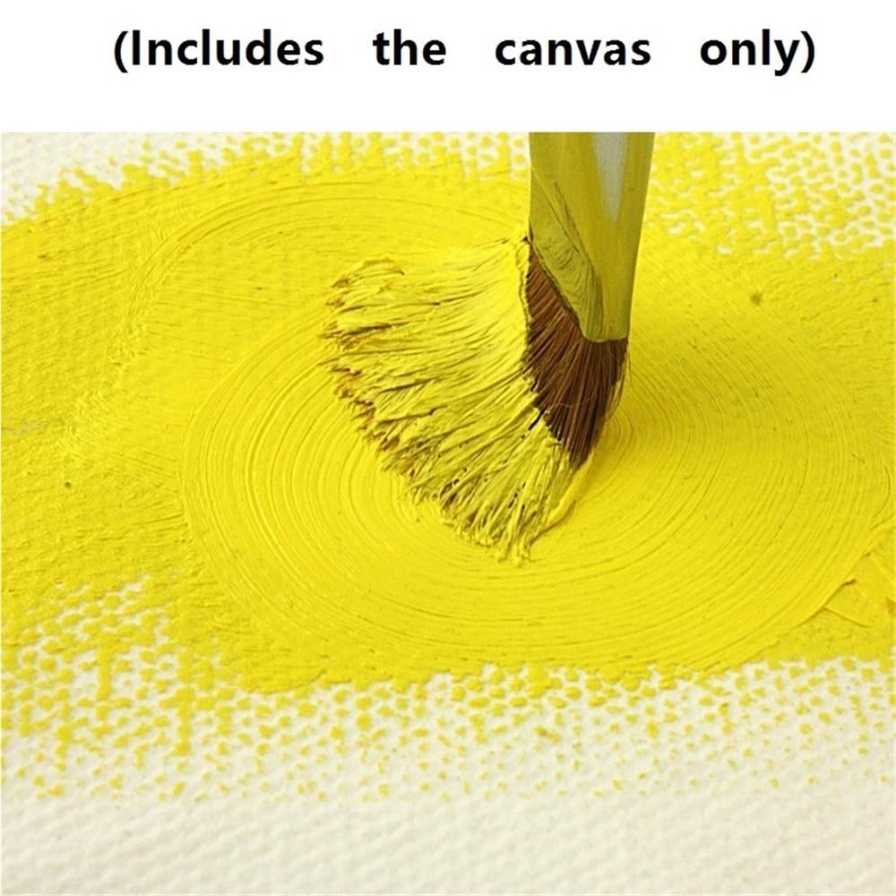 Rollo de lona gruesa de algodón for pintura al óleo, textura media, 165 cm de ancho, triple imprimación, 420 g/m².(30m)