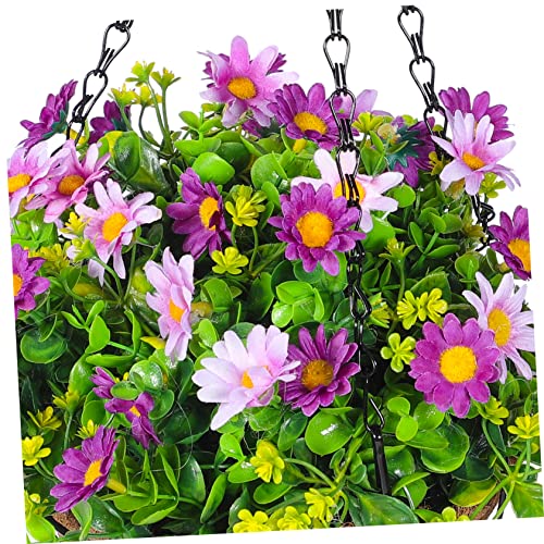 Doitool Flower Pots Outdoor Spring Decor Basket Decor Hanging Planter Basket Table Centerpiece Farmhouse Decors Hanging Basket Gardening Flower Basket Hanging Flowers Basket Flowerpot Coir #TOP1