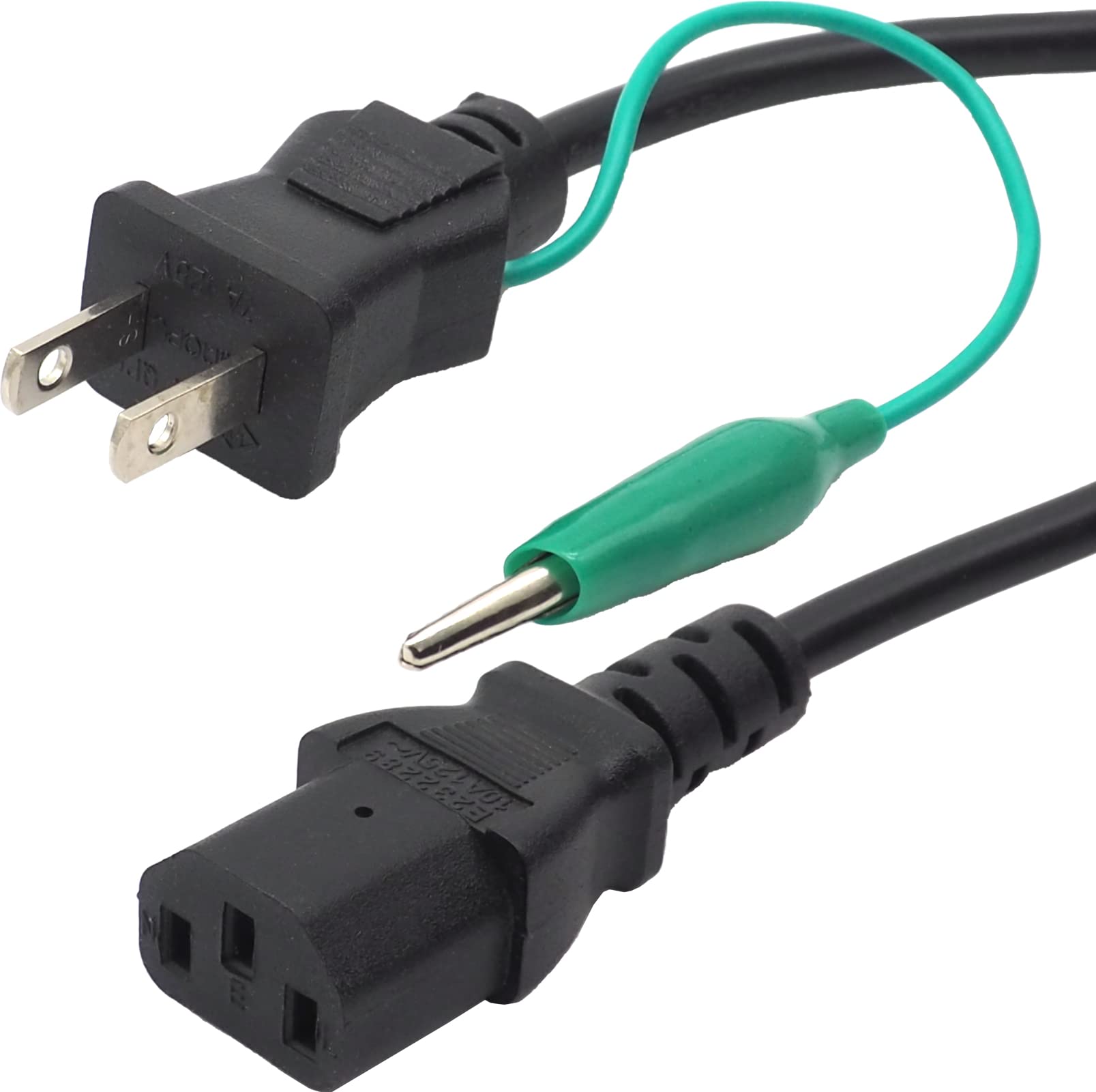 Amazon.co.jp: オーディオファン 電源ケーブル 3ピン ソケット (メス