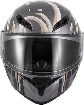 Spark Adult Flip-Up Motorcycle Helmets - DOT Certified Full Face Helmet with Dual Visor & Quick-Release Buckle, Lightweight ABS for Commuting and Touring