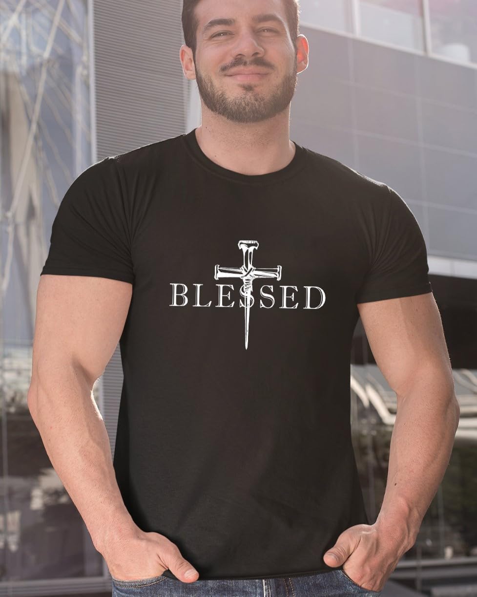 Christian Jesus Graphic Tees T Shirts for Men - Image 3