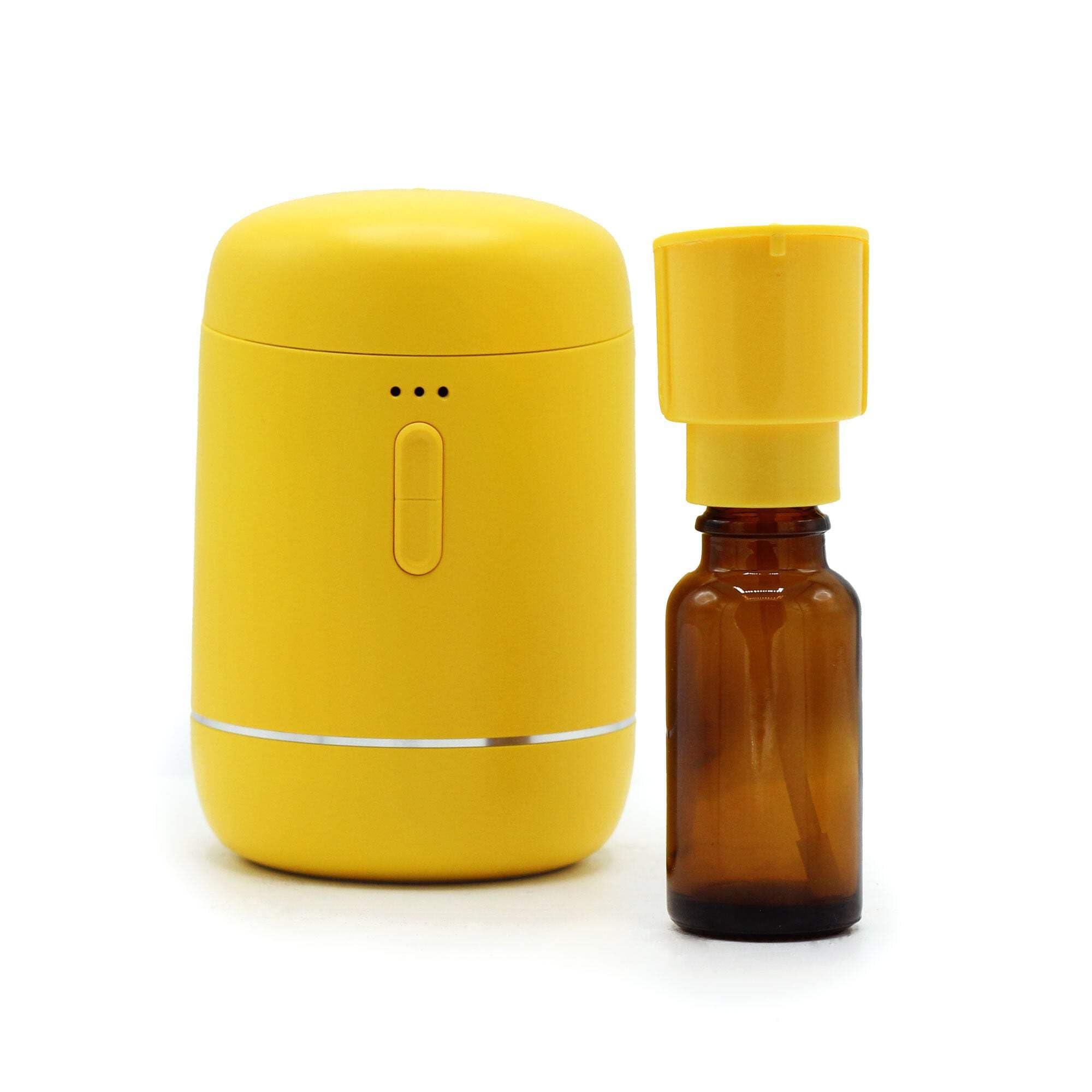 Nébuliseur d'huile sans eau jaune : fini le calcaire avec la recharge USB-C