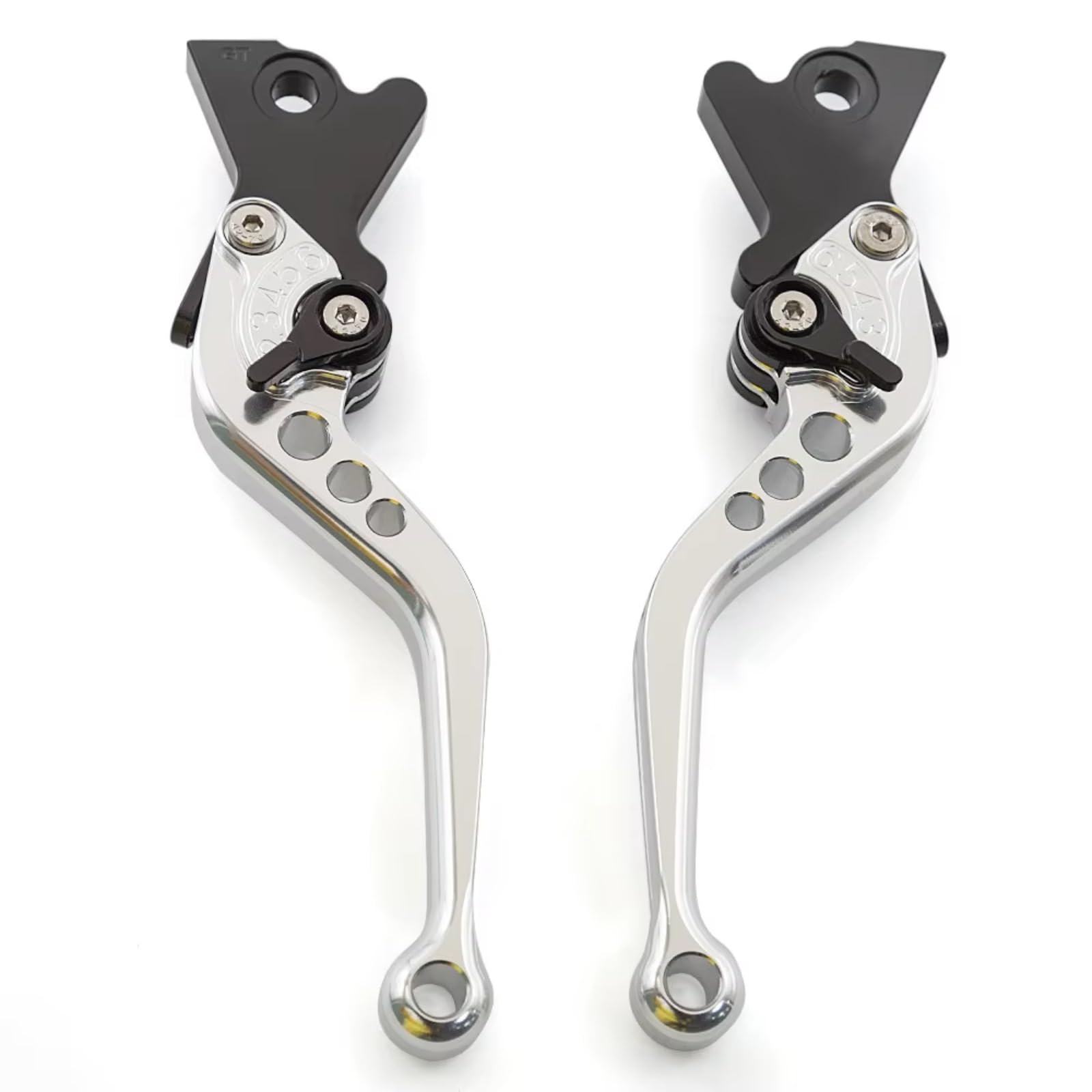 Naojino Brake Clutch Levers Compatible with Suzuki for GSXR600 for GSXR750 for K6 K7 K8 K9 2006-2010 for GSXR1000 2005-2006 CNC Motorcycle Brake Clutch Lever Handle(Silver)