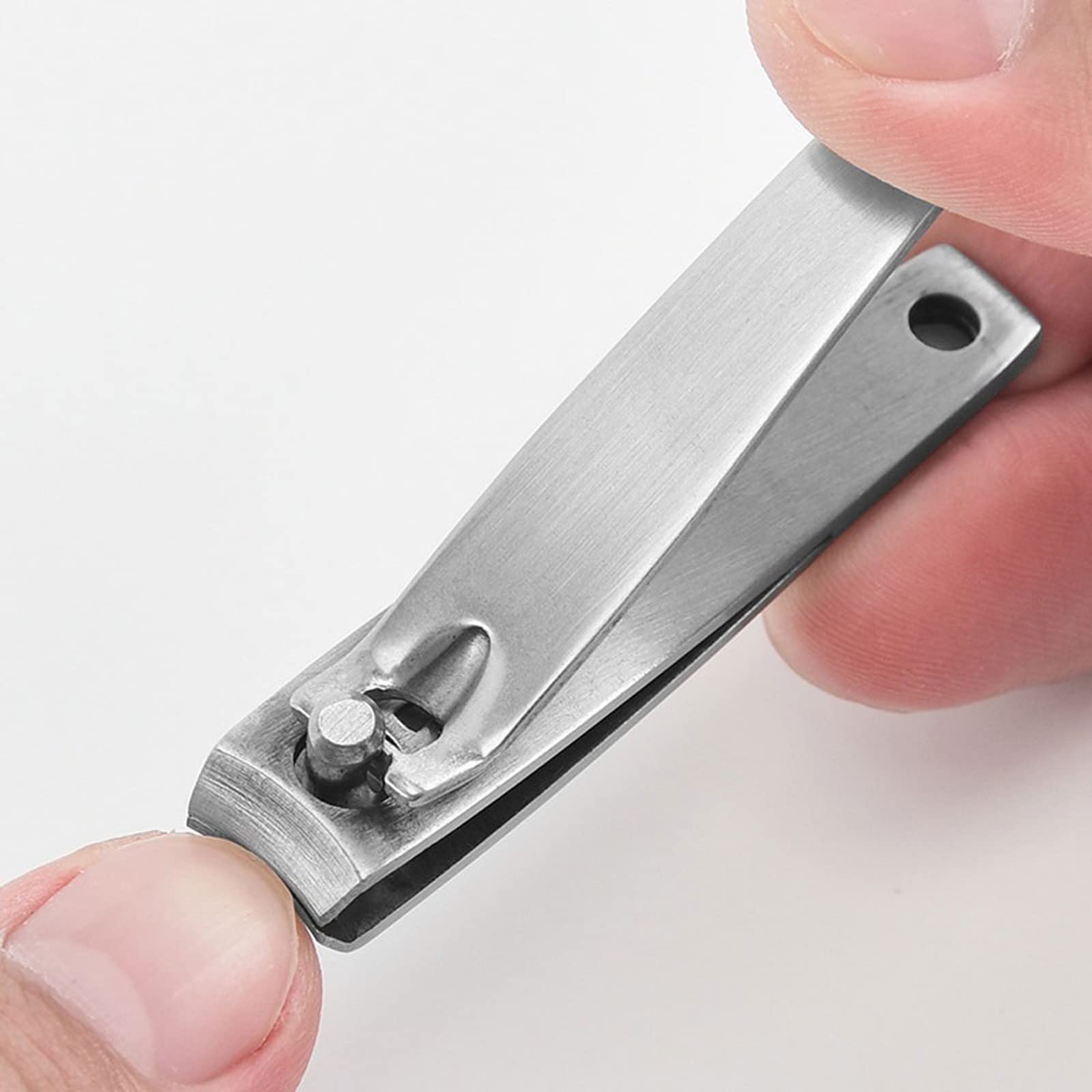 Nagelknipser, Nagelknipser, Nagelknipser, spritzwassergeschützte Nagelknipser aus Edelstahl, Manikürezubehör, multifunktionale Nagelknipser(Size:Bend Small)