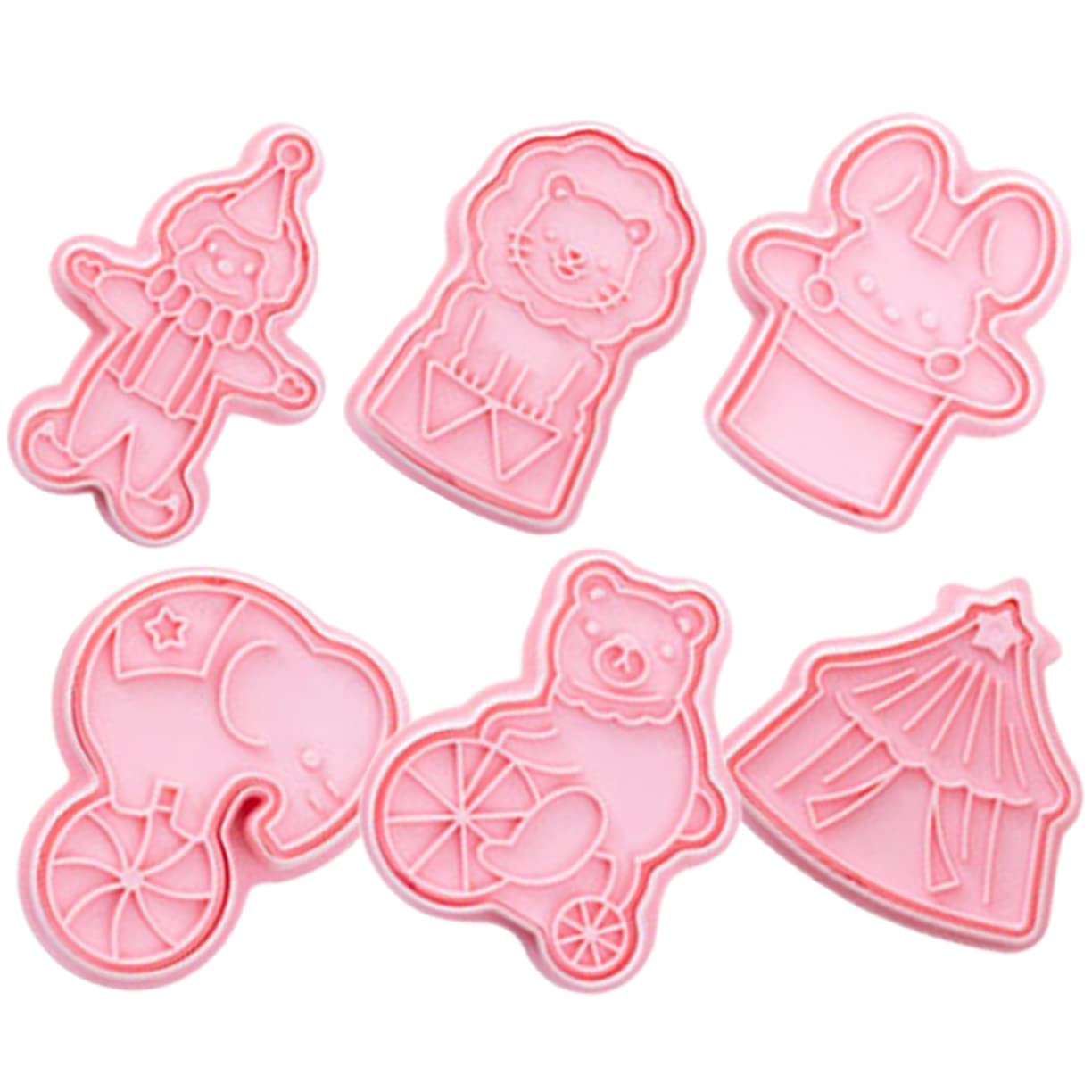 TOPBATHY 30piezas Cortadores De Galletas De Moldes De Plástico Para Repostería Para y Infantiles