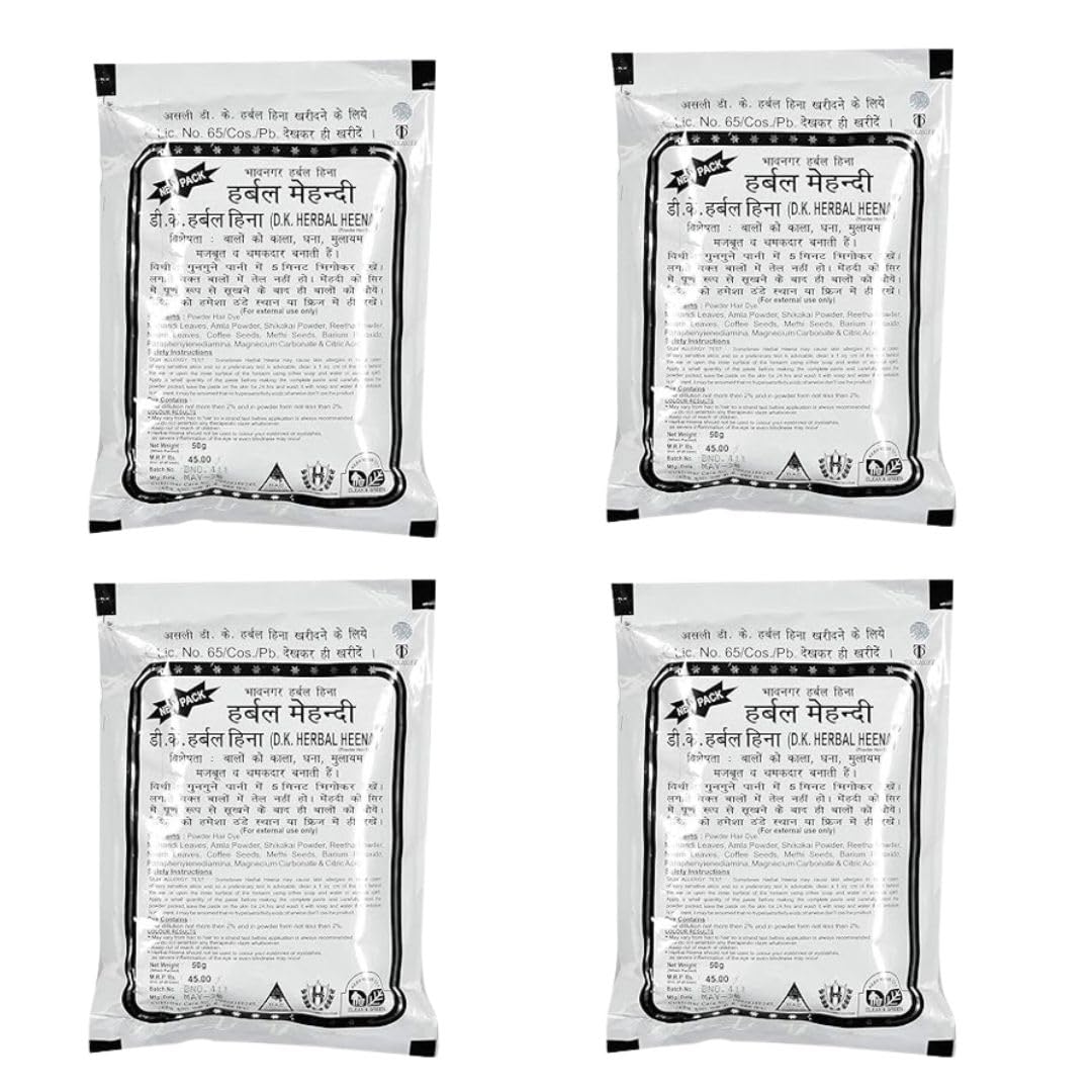 D.K. Herbal Henna Hair Colour Powder, Pack of 4, (40gramx4)-image-39