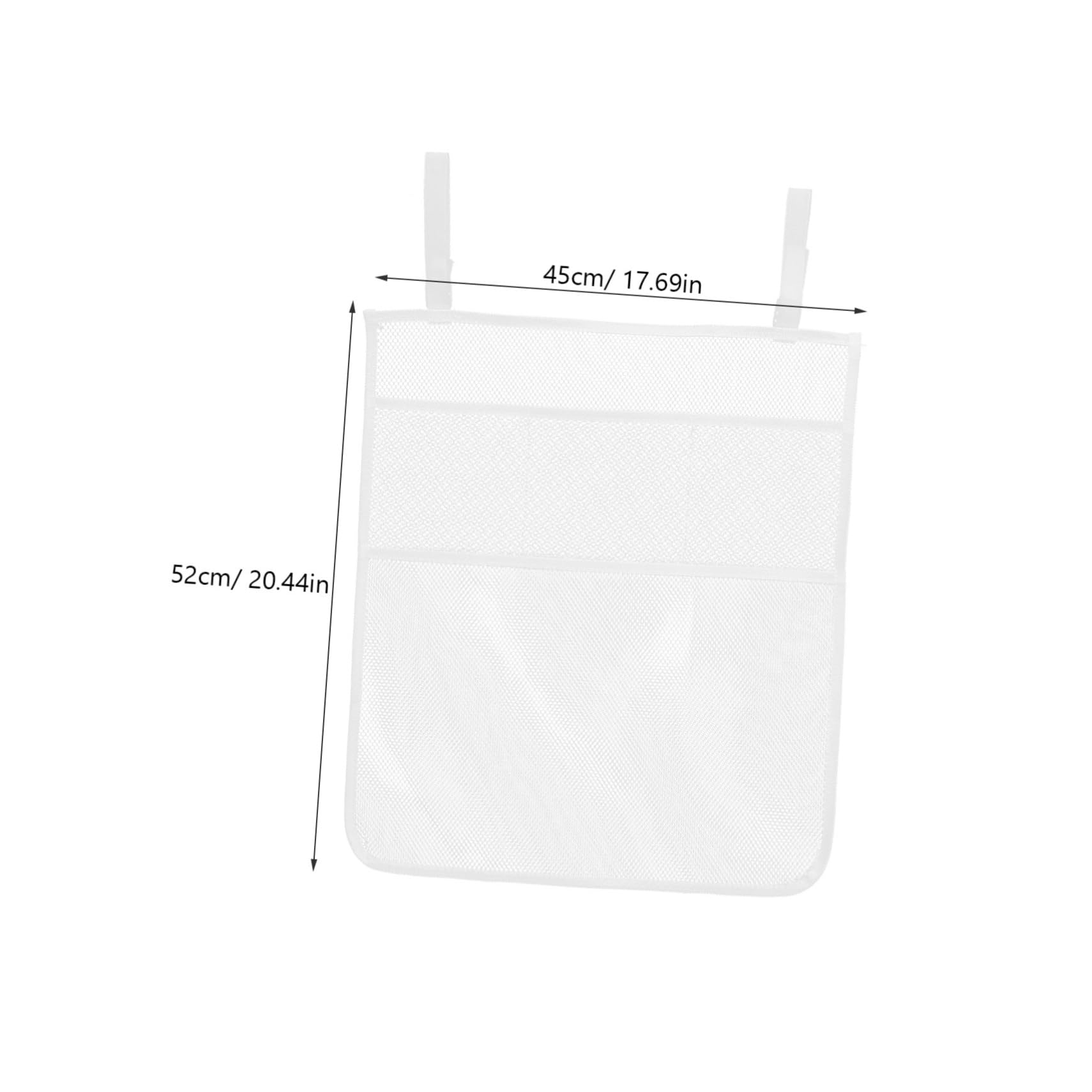 SOLUSTRE Hanging Mesh Bag Organizer Multi Grid Storage for Clothes Items Versatile Wall Door for Bedroom Breathable Design