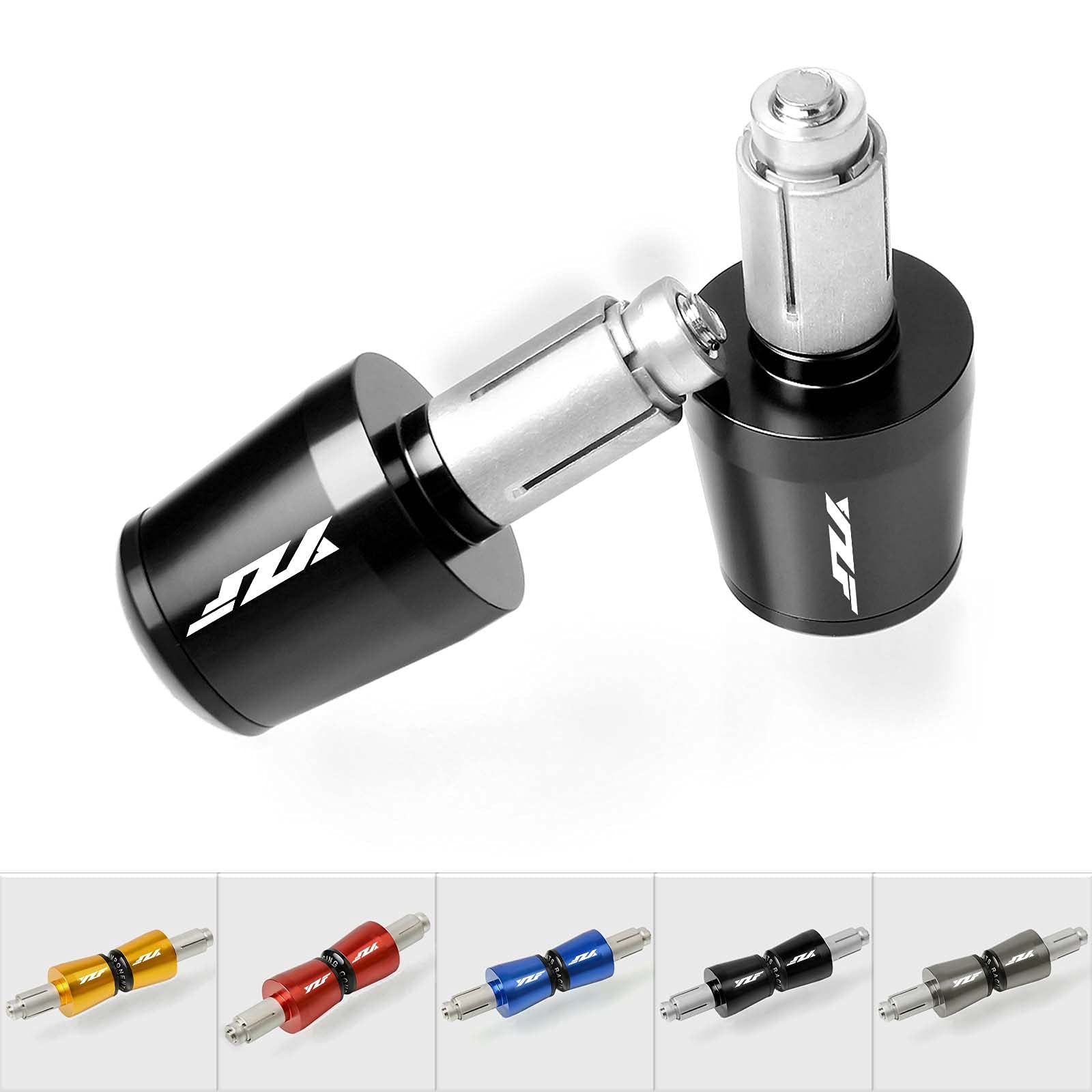 Tappi Manubrio Moto YIEBA 22mm - Per YZF R1/R6/R3, In Alluminio CNC, Colore Oro - Foto 13