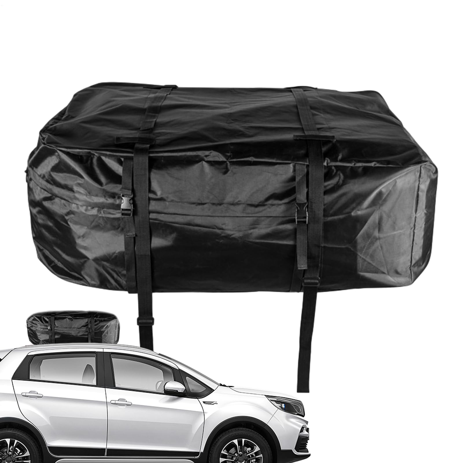 Borsa Per Bagagli Da Tetto Auto Valigia Impermeabile Per Bagagli Veicoli | Vettore Per Carico Oxford Per La Parte Superiore Per Viaggi Campeggio Auto Suv Furgone Rimorchio