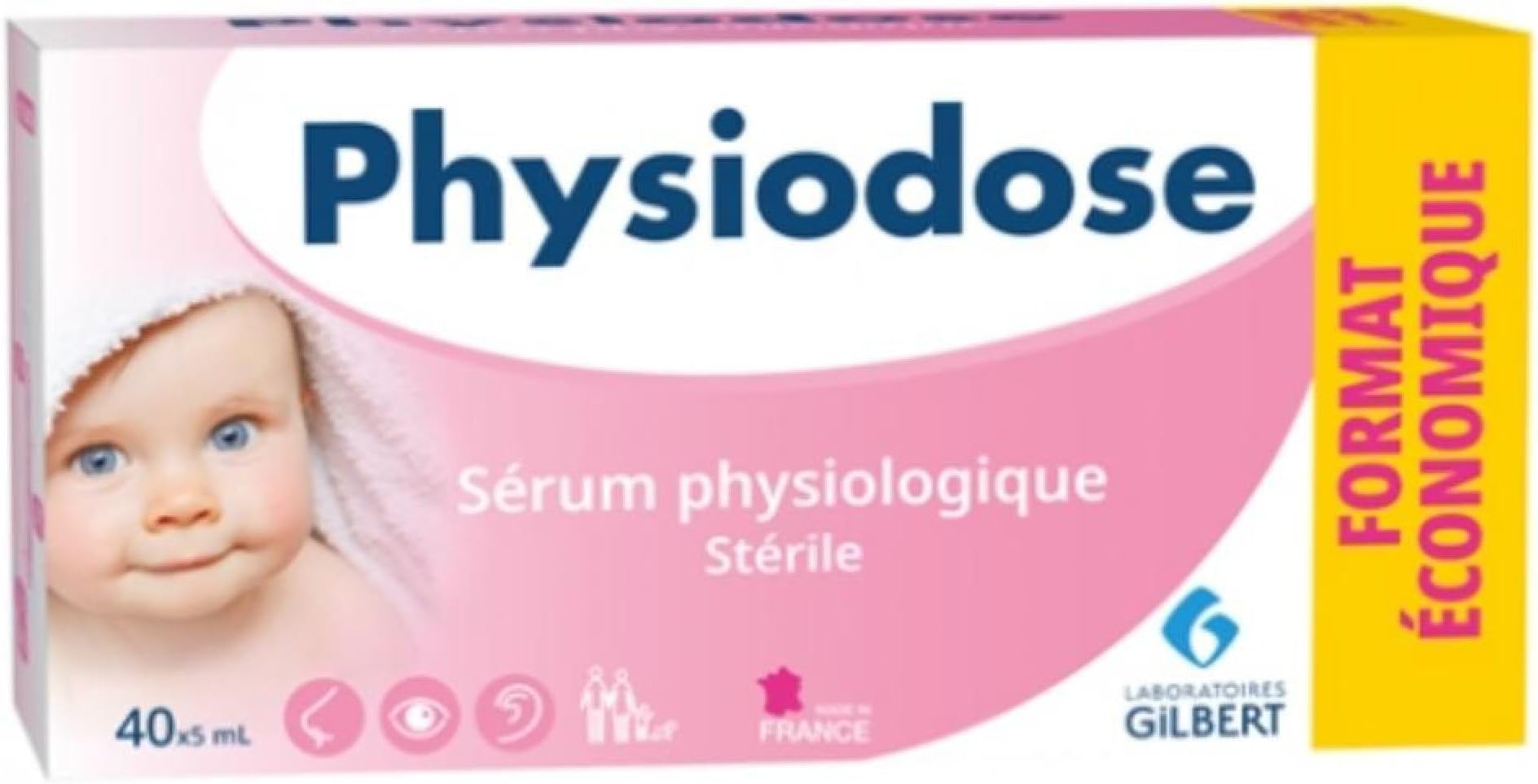 Physiodose Physiological Serum - Box of 40 Single Doses