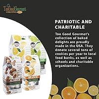 Vista 6 de Too Good Gourmet Paquete de 6 galletas de té de naranja, horneadas suaves a la perfección, cobertura de azúcar en polvo, gran regalo