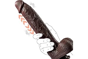 10.43' Thrusting Dildo Vibrator for Deep Anal G-Spot Stimulation