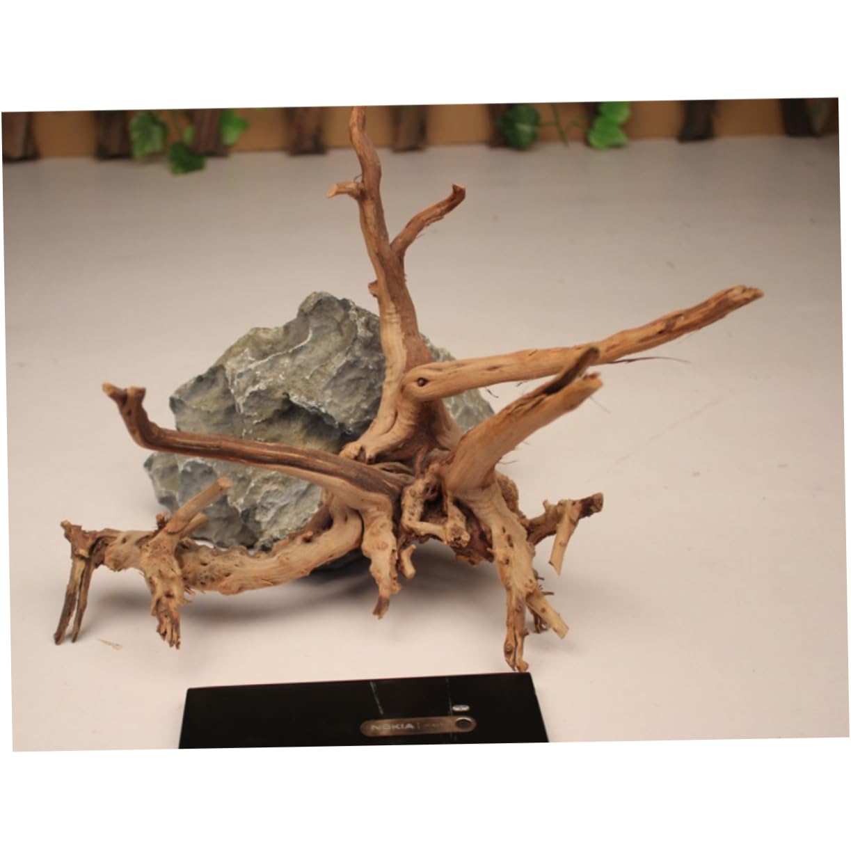 DOITOOL 2stücke Natural Wood Aquarium Ornament Miniatur Baumwurzel Für Aquarienlandschaft Für Dekoration Und Versteckmöglichkeiten Für Fische