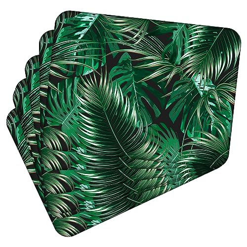 VELORA H&L Platzsets Kork - Tischsets 30 x 40 cm, Abwaschbar, rutschfest und Hitzebeständig bis 100°C, Dekorative Tischunterlagen für Küche und Esszimmer