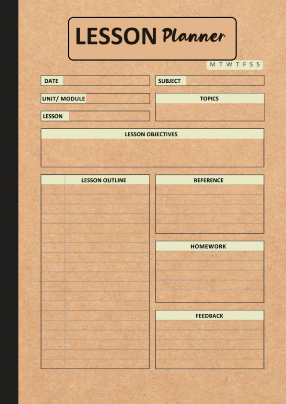 Lesson Plan Book | Undated Curriculum Planner for Teachers & Home Education: Essentials Supplies for Homeschool Parents | A4 120 pages