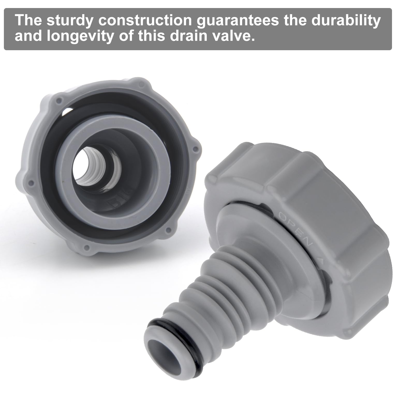 Bestway P6h1419 Slangadapter (grijs 32 mm) - Aansluitadapter voor zwembaden