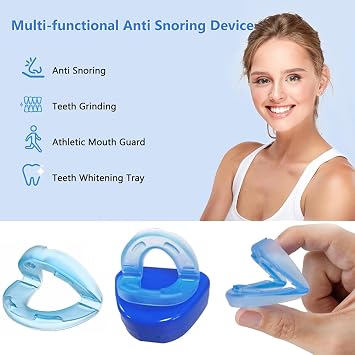 The Soothies Anti Snoring Mouthpiece New Mouthpiece The Quite Night Anti-snoring Device Mouth Guard for Women and Men Stop Snoring Mouthpiece (2PCS)