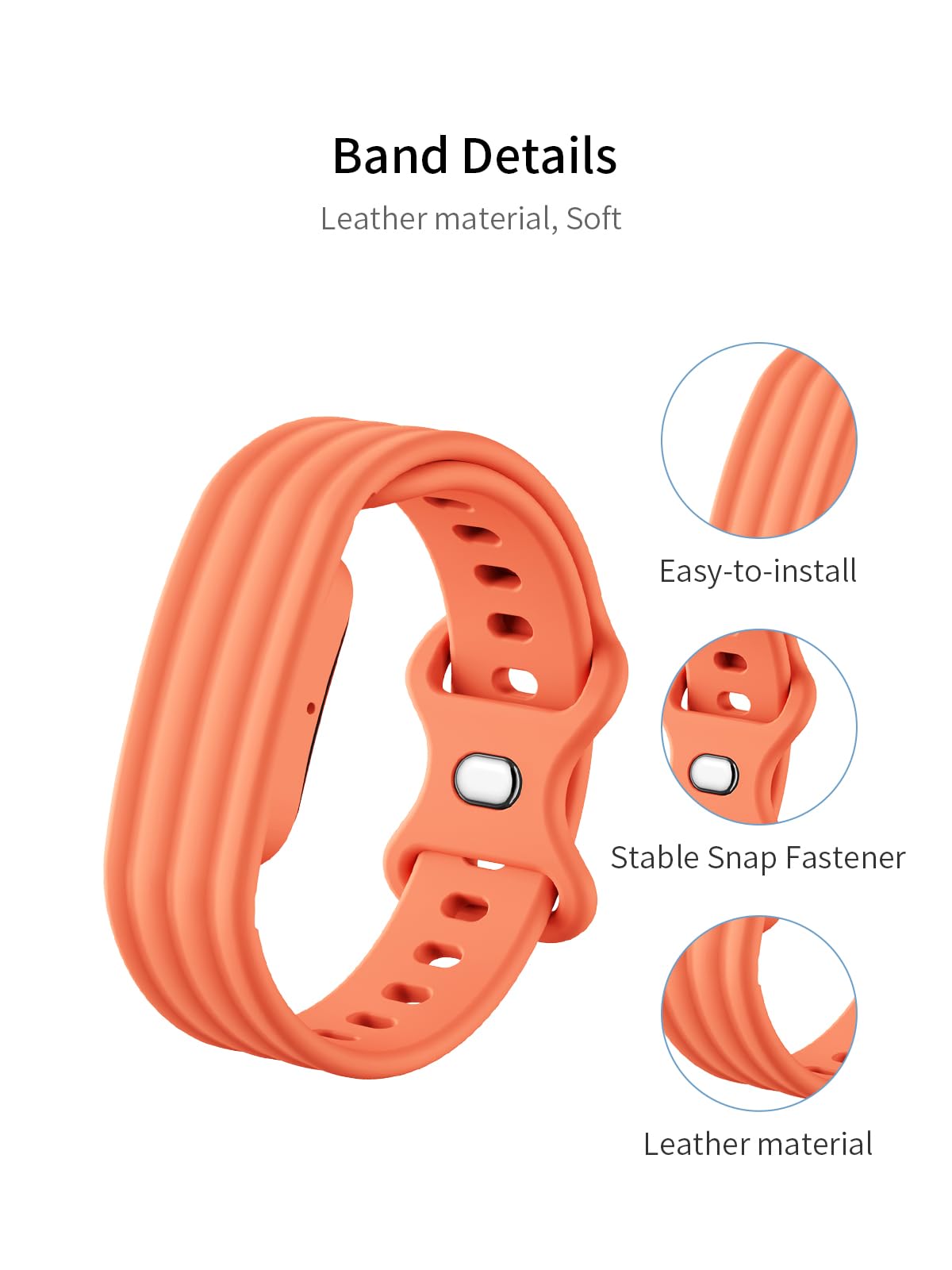 Compatible avec les montres intelligentes Google Fitbit Air, bracelet de rechange en silicone souple et étanche pour Google Fitbit Air.