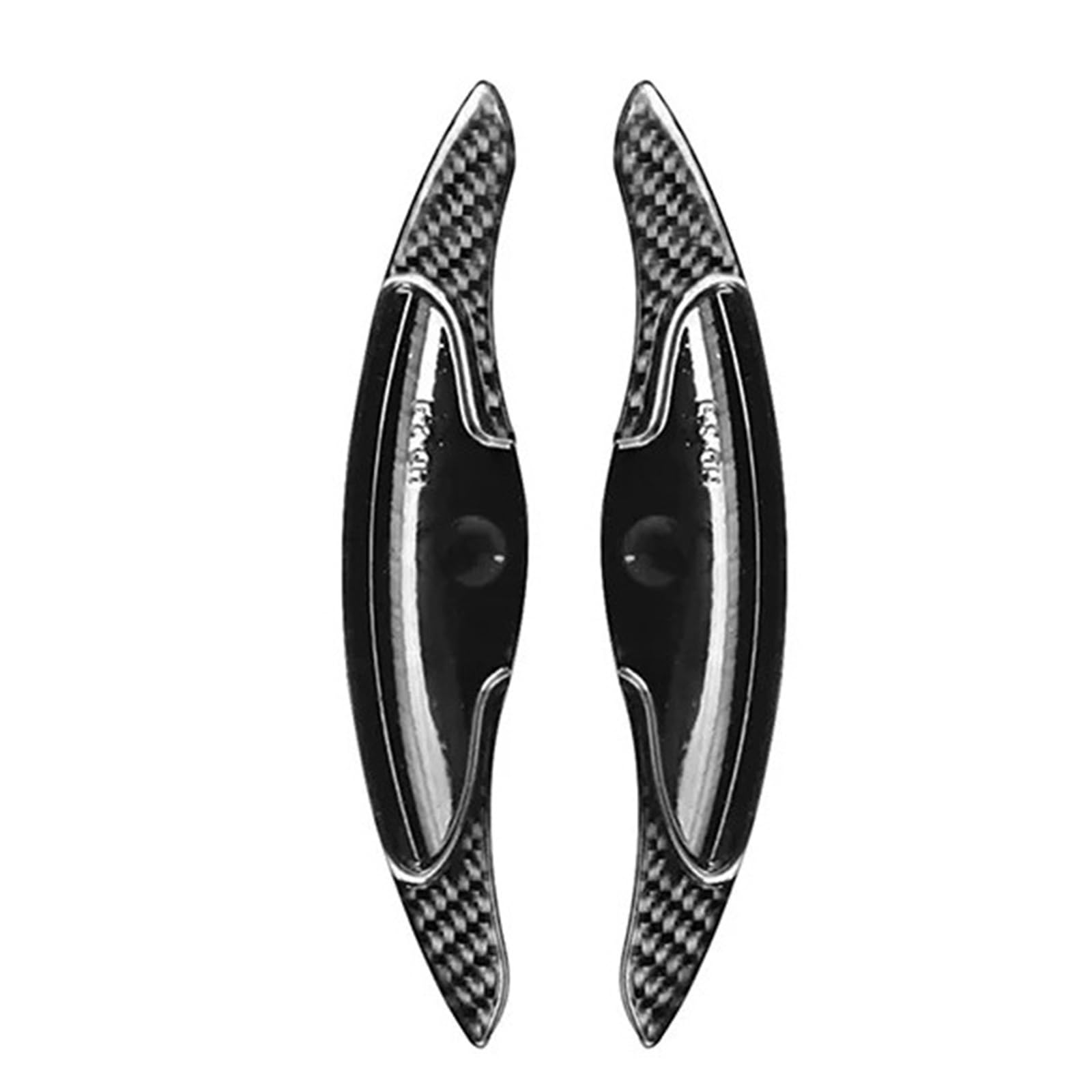 Zhangzhengyao Carbon Fiber Black Car Steering Wheel Shifter Paddle For Hyundai For I30n For Veloster For Kona For Elantra 1Pair Steering Wheel Shifter Paddle Shift Extension(Carbon Fiber Black)