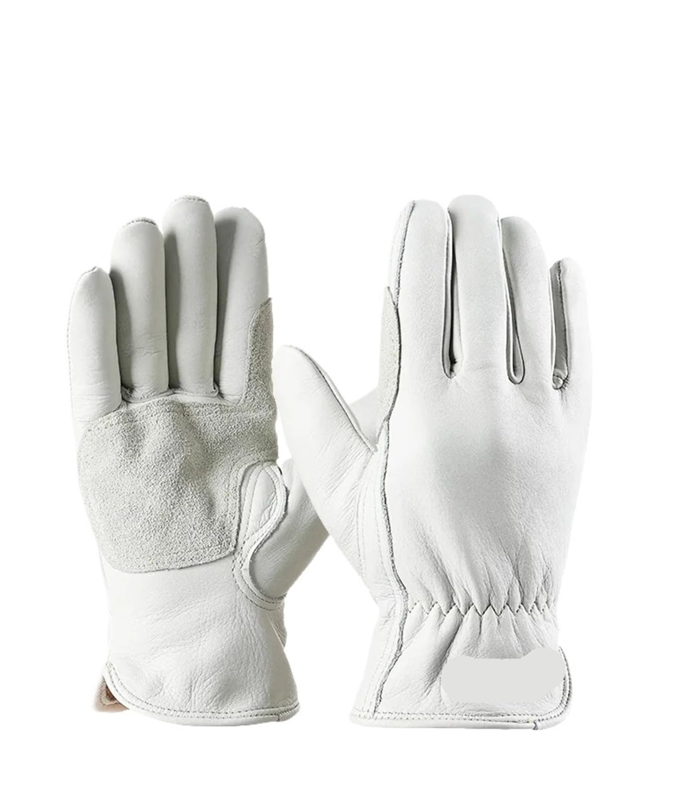 Générique Gants de travail d'hiver en cuir de vachette for hommes - Gants de protection résistants for les travaux par temps froid(A9,XXL)