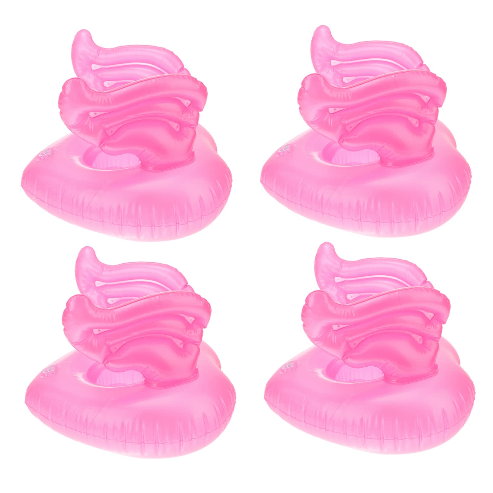 NAMOARLY Summer Pool Party Toys 4 Pack Inflatable Drink Floats Cup Holder Reusable Pool Inflatables for Boys and Girls