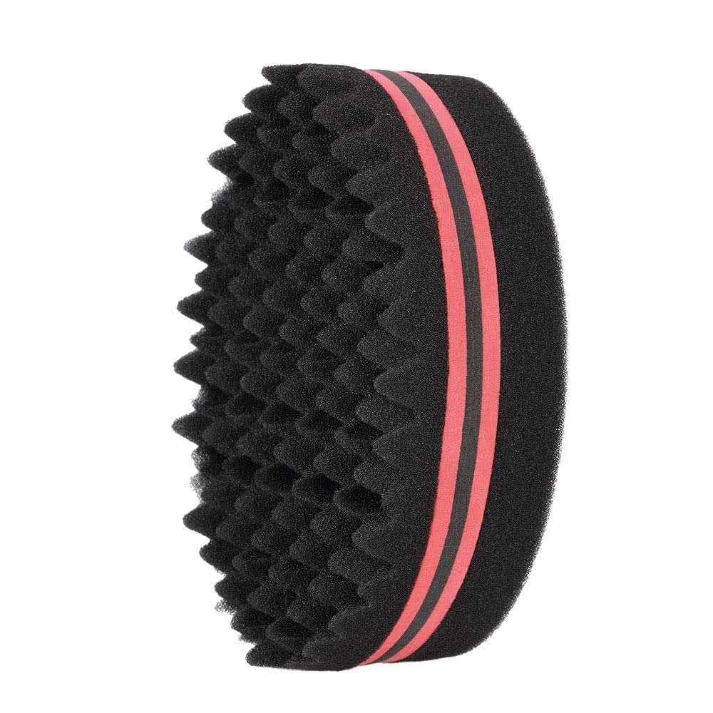 1Pc Oval Hair Twist Sponge Brush | Double-Sided Curl & Coil Styling Tool | Magic Hair Braider for Afro, Dreadlocks, Curls & Waves | Easy Hair Twist Sponge for Men & Women | 4 Color Options-image-20